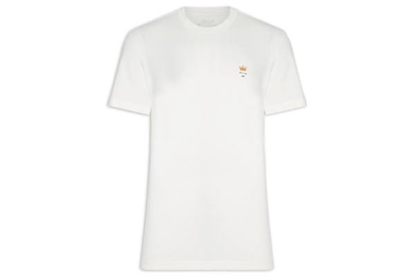 Camiseta Masculina Manga Curta Rj Made In Brazil - Branco