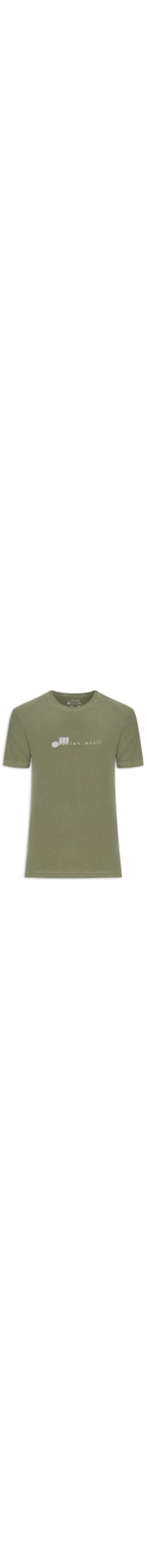 Camiseta Masculina Manga Curta Rough Music - Verde