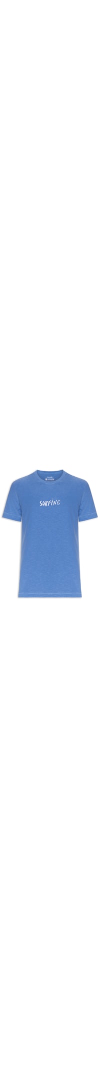Camiseta Masculina Manga Curta Rough Surfing - Azul