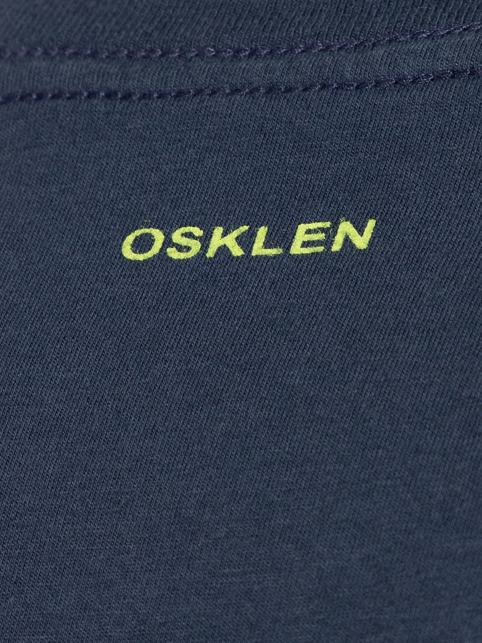 Camiseta Masculina Manga Curta Slim Vintage Gradiente Azul Osklen