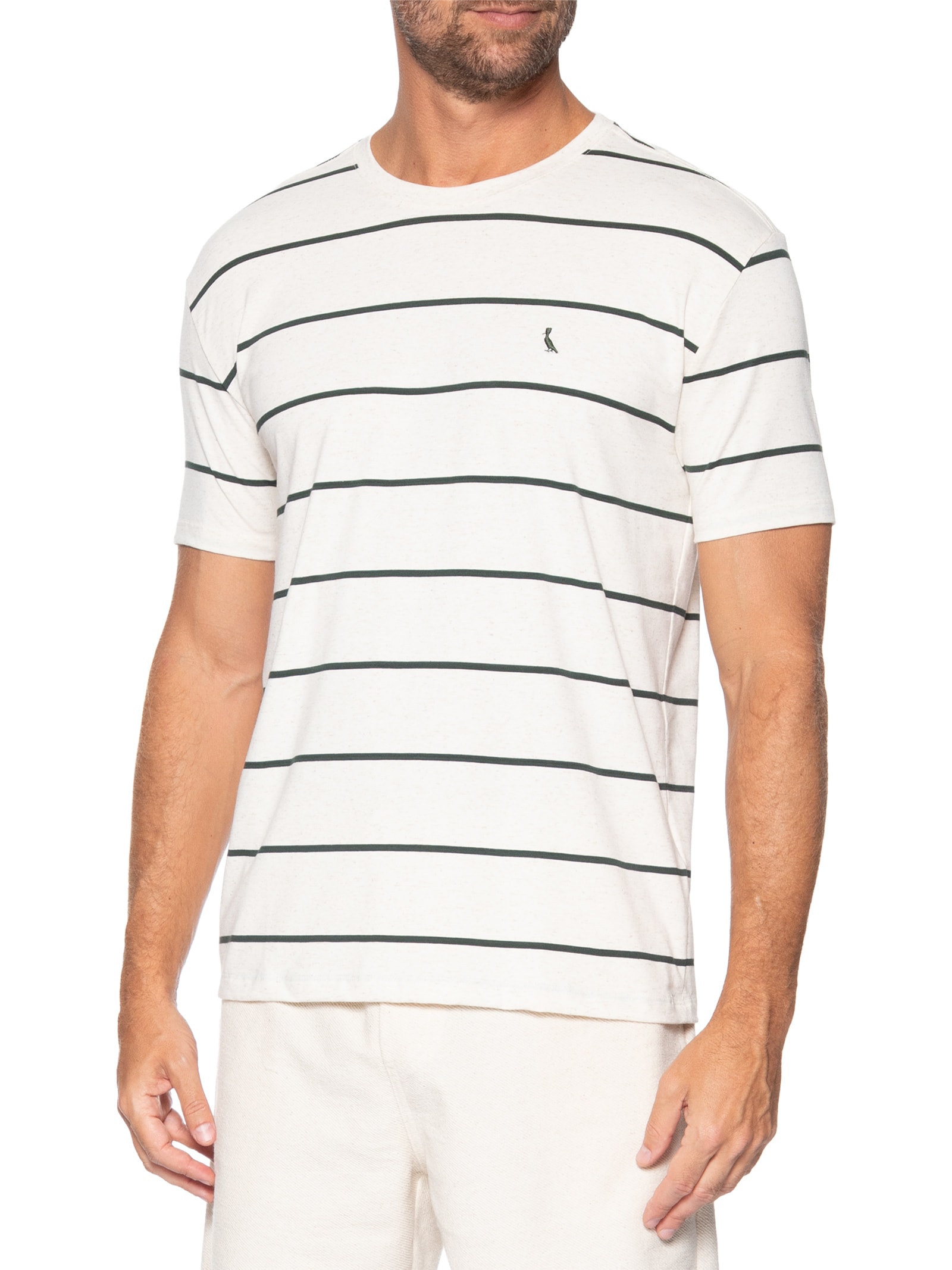 Camiseta Masculina Manga Curta Sol Off White Reserva