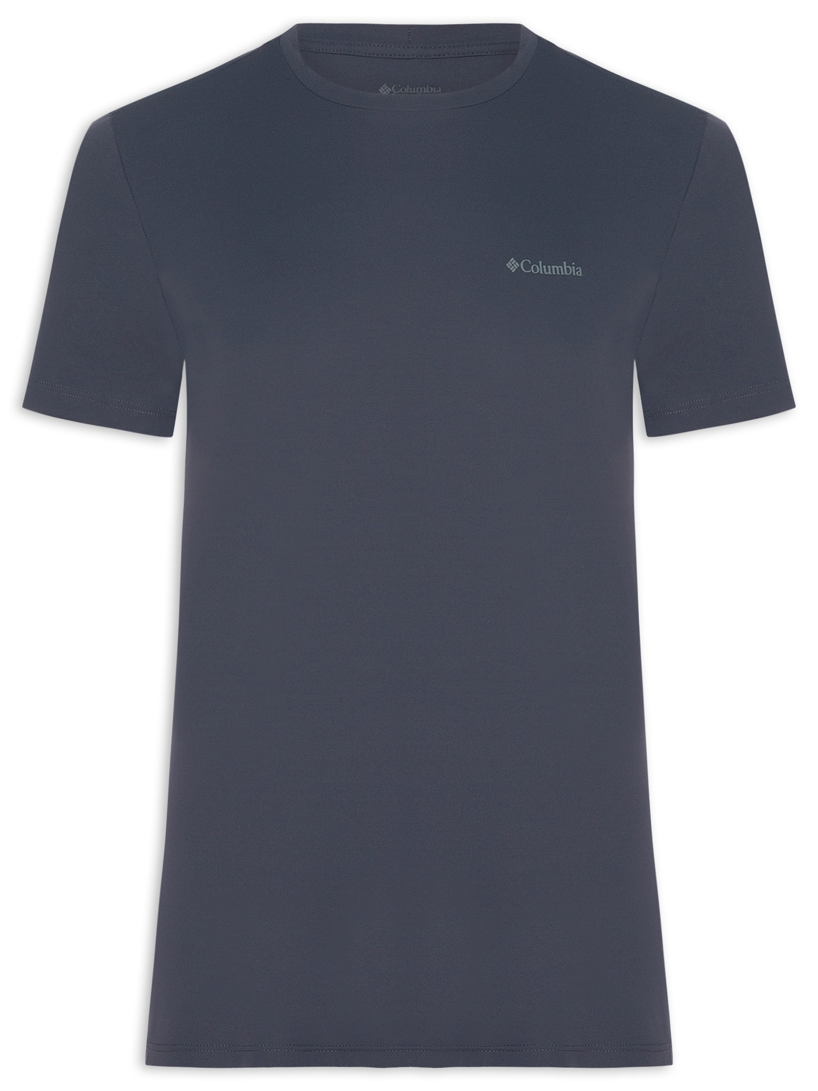 Camiseta Masculina Manga Curta Sportwear Neblina™ Omni-Wick Cinza Columbia