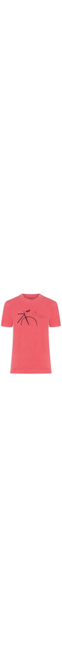 Camiseta Masculina Manga Curta Stone Bike Single - Vermelho