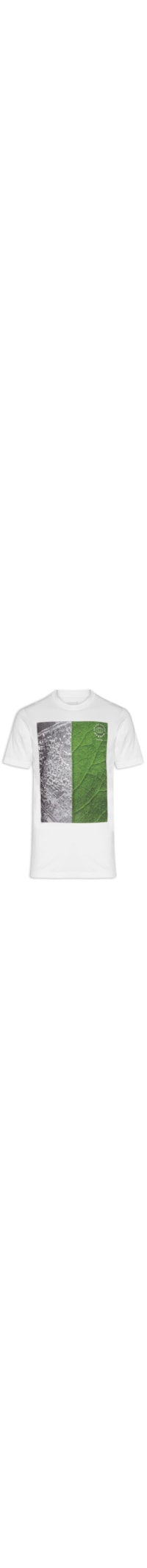 Camiseta Masculina Manga Curta Stone Cidade Viva - Branco