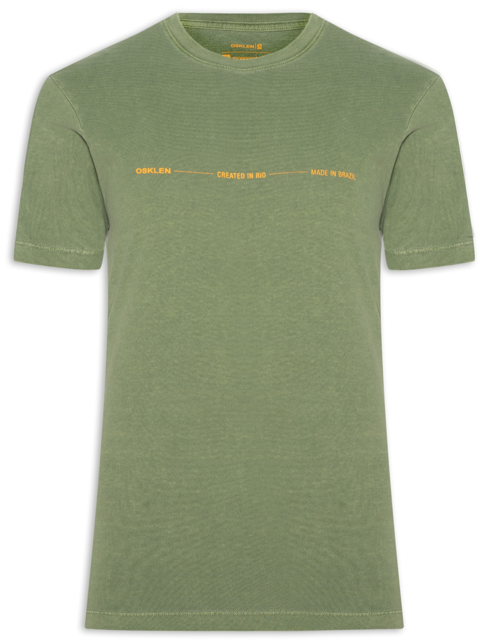Camiseta Masculina Manga Curta Stone Created In Rio Verde Osklen