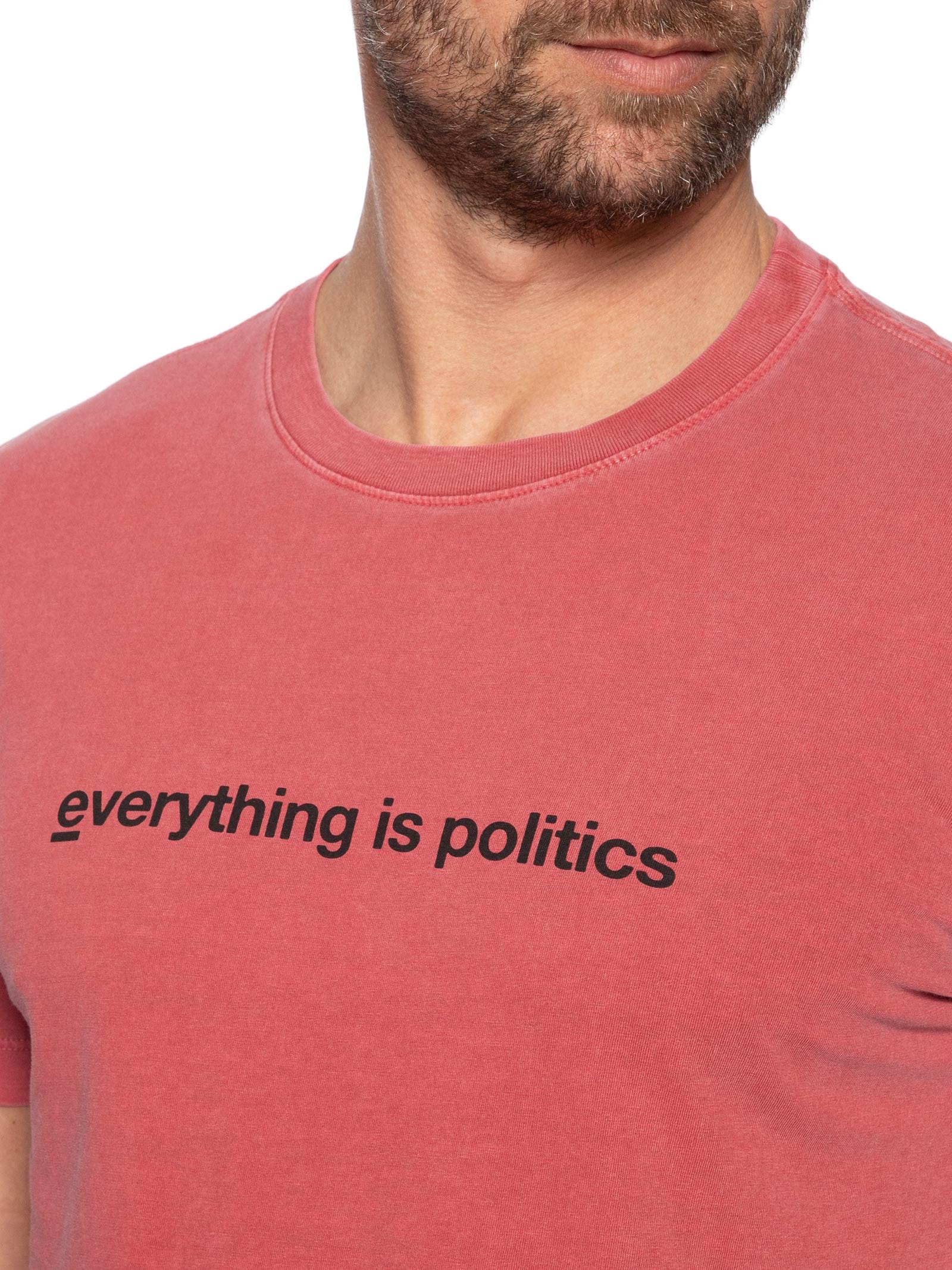 Camiseta Masculina Manga Curta Stone Ethos Vermelho Osklen