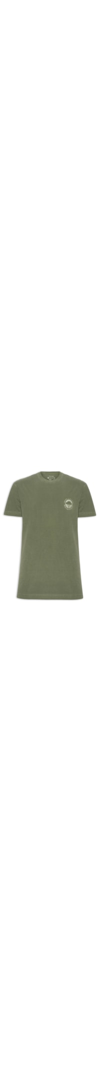 Camiseta Masculina Manga Curta Stone Itf Label - Verde