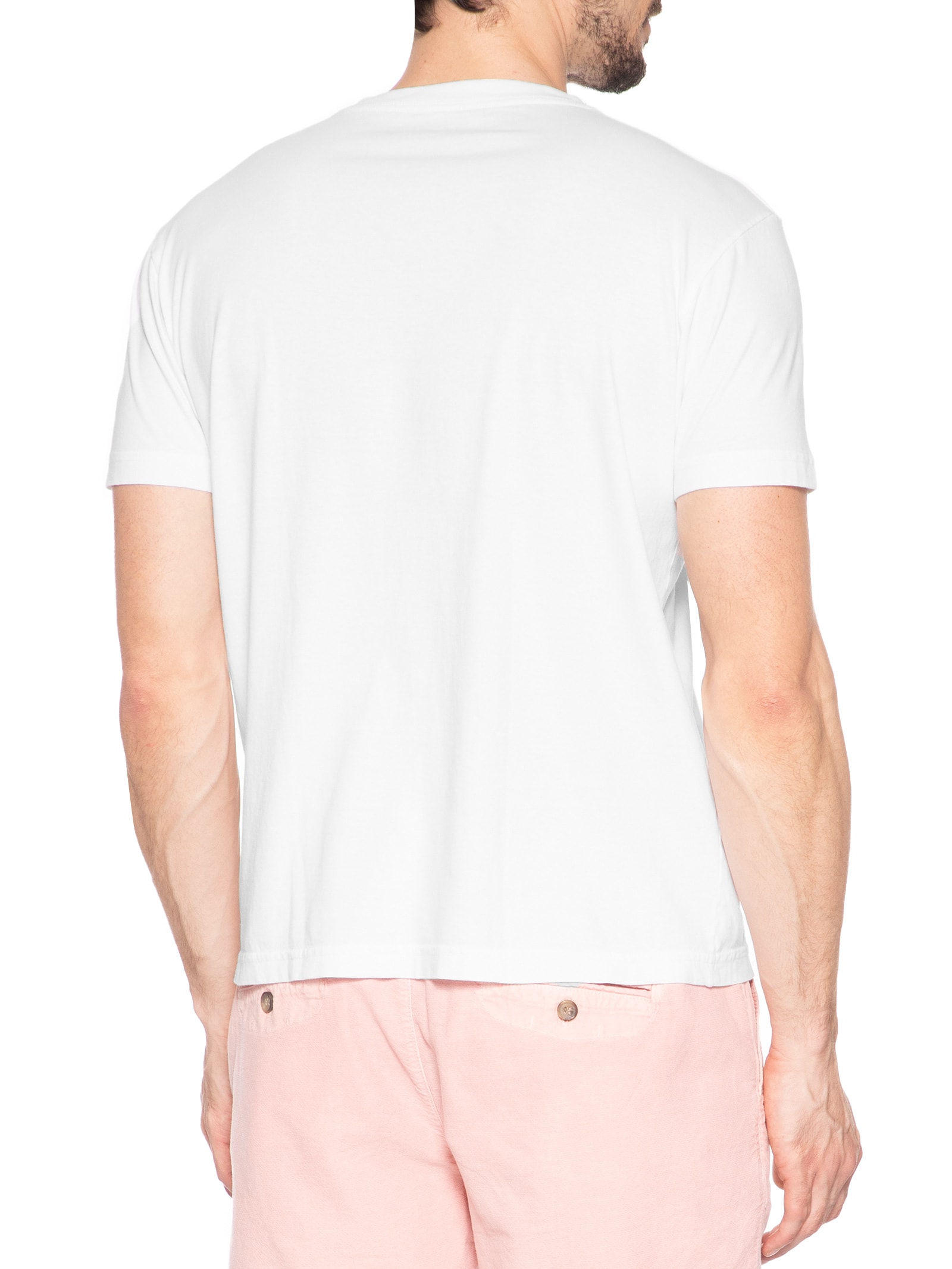 Camiseta Masculina Manga Curta Stone Rio Paint Branco Osklen