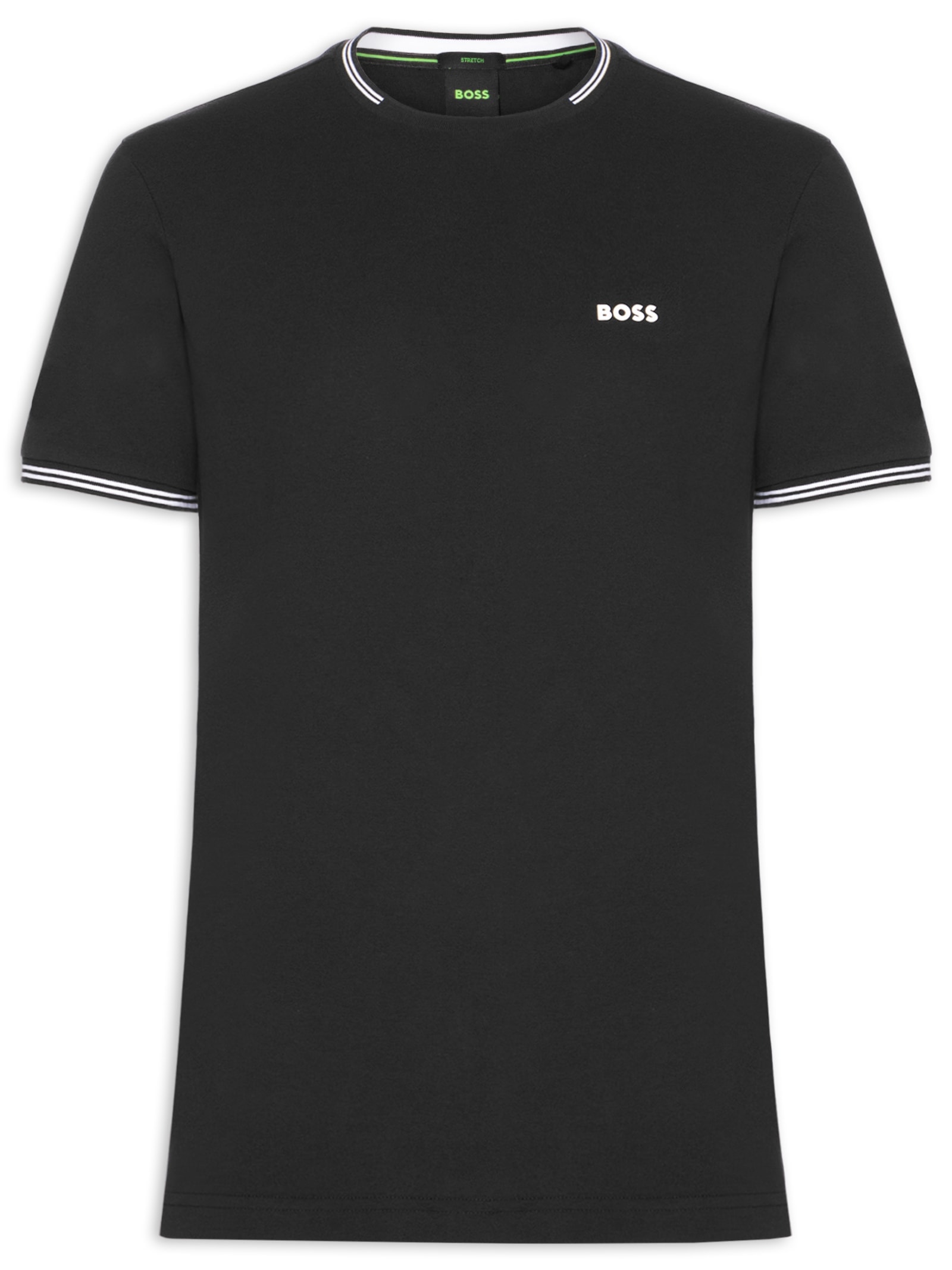 Camiseta Masculina Manga Curta Taul Preto Boss