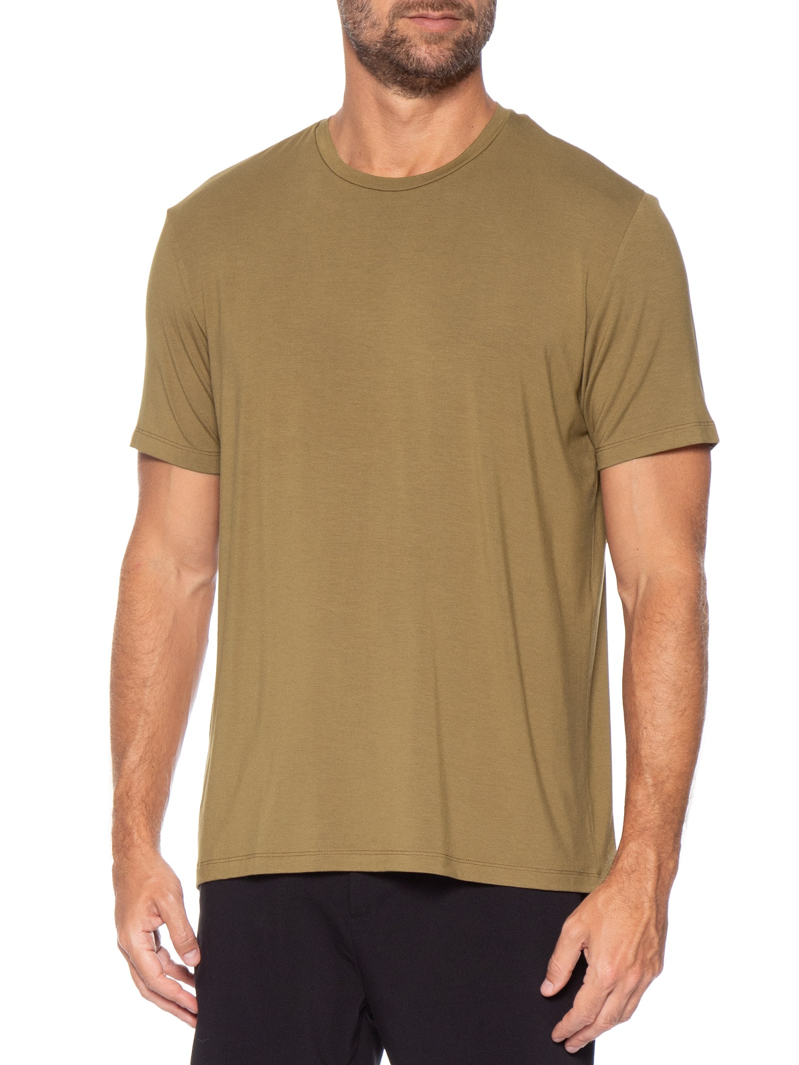 Camiseta Masculina Manga Curta Tech Move Bege Oficina Reserva