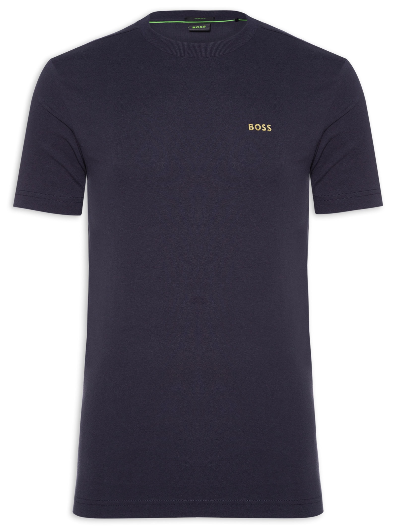 Camiseta Masculina Manga Curta  Tee Azul Boss