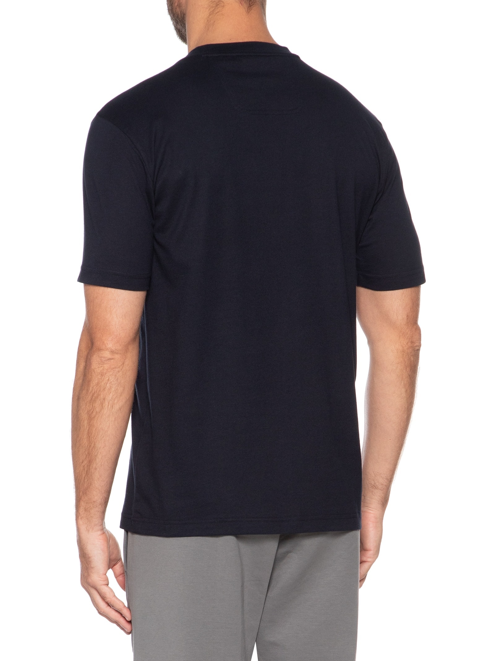 Camiseta Masculina Manga Curta Tee Iconic TL 01 Azul Boss