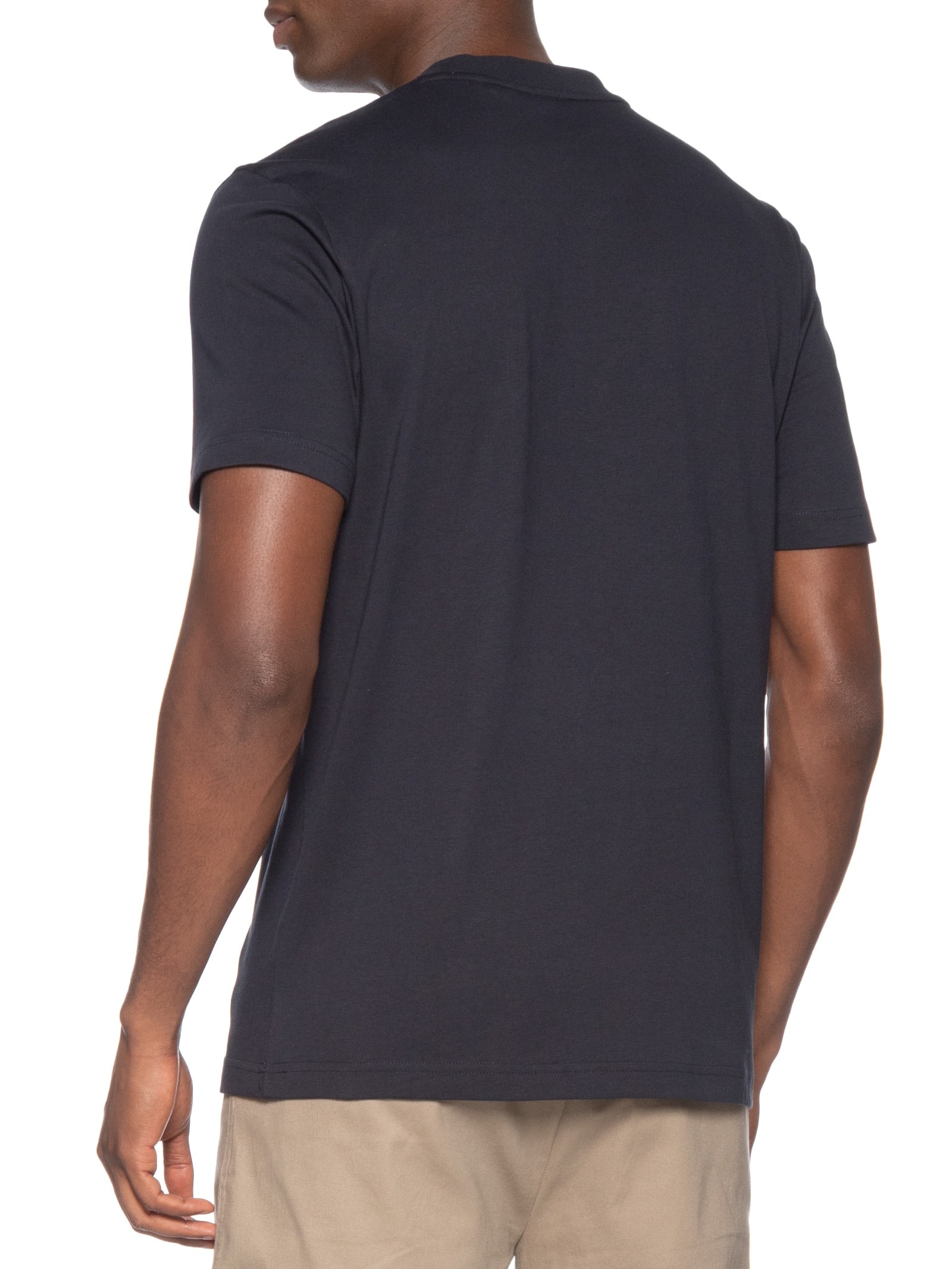 Camiseta Masculina Manga Curta Tee Iconic Zone Azul Boss