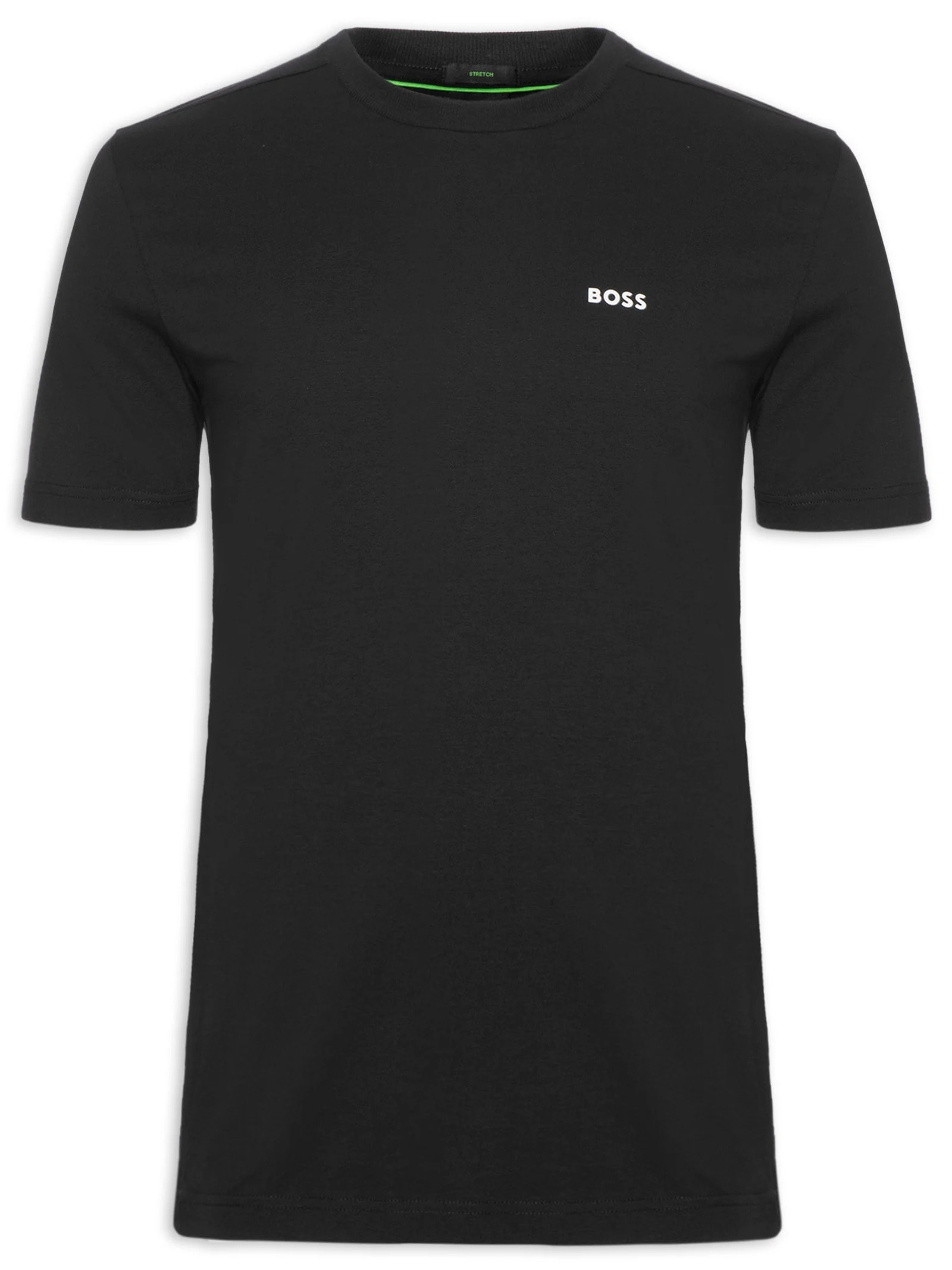 Camiseta Masculina Manga Curta Tee Preto Boss