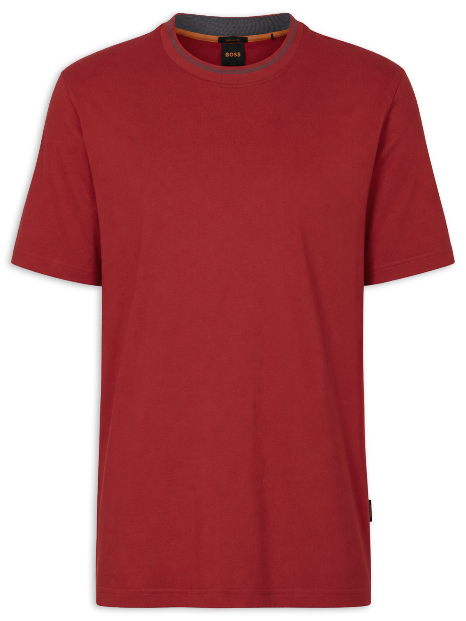 Camiseta Masculina Manga Curta Terete – Vermelho Boss