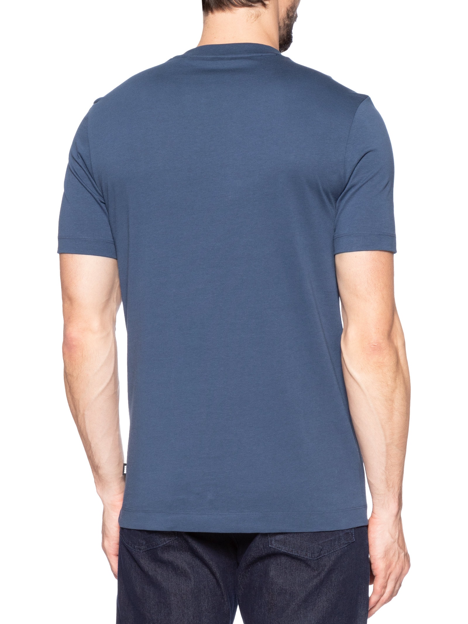 Camiseta Masculina Manga Curta Thompson 01 Azul Boss