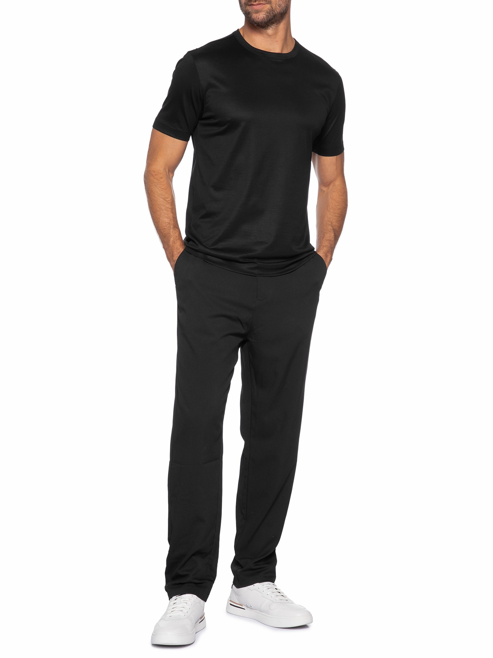Camiseta Masculina Manga Curta Thompson 50 Preto Boss