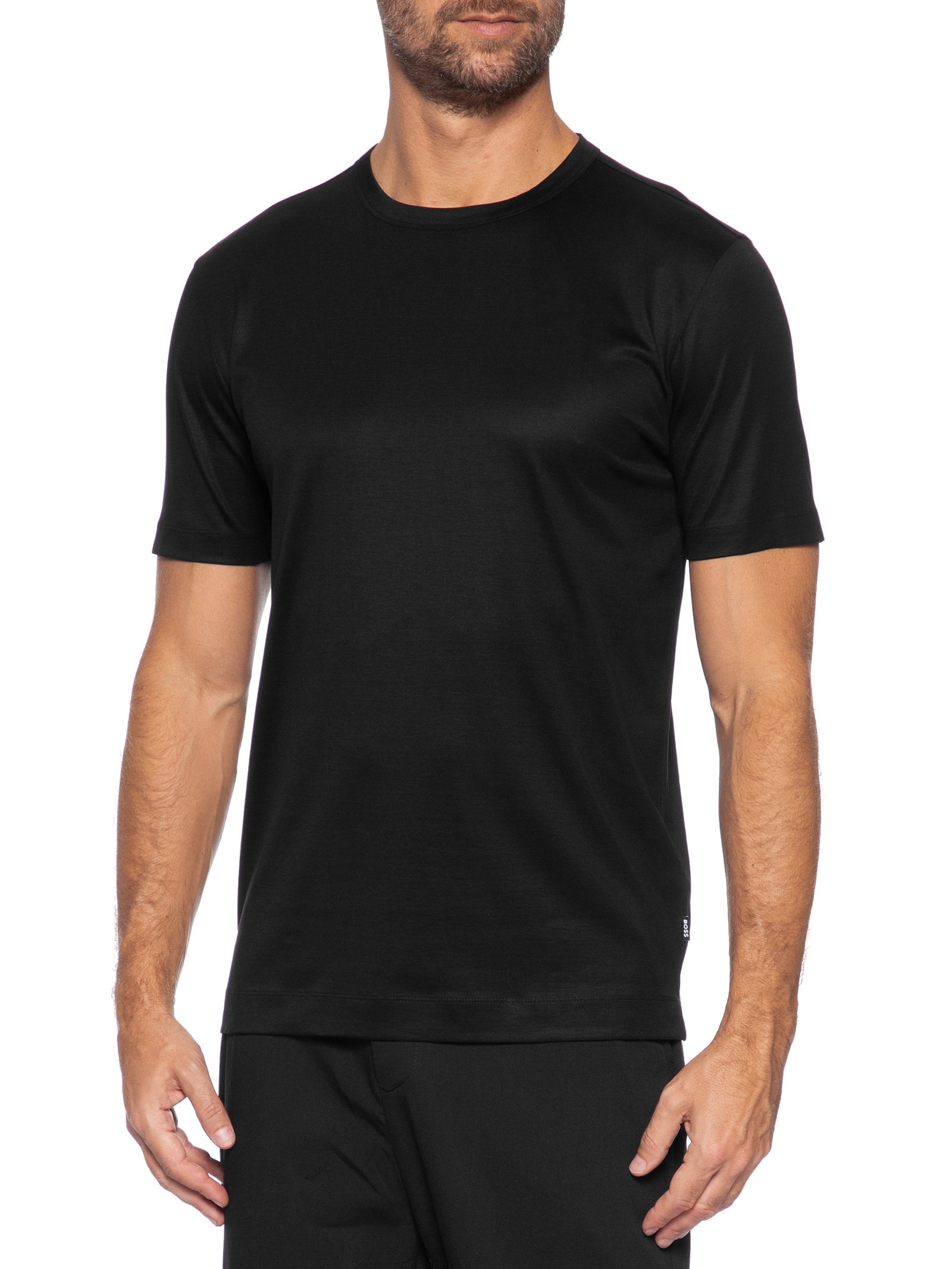 Camiseta Masculina Manga Curta Thompson 50 Preto Boss