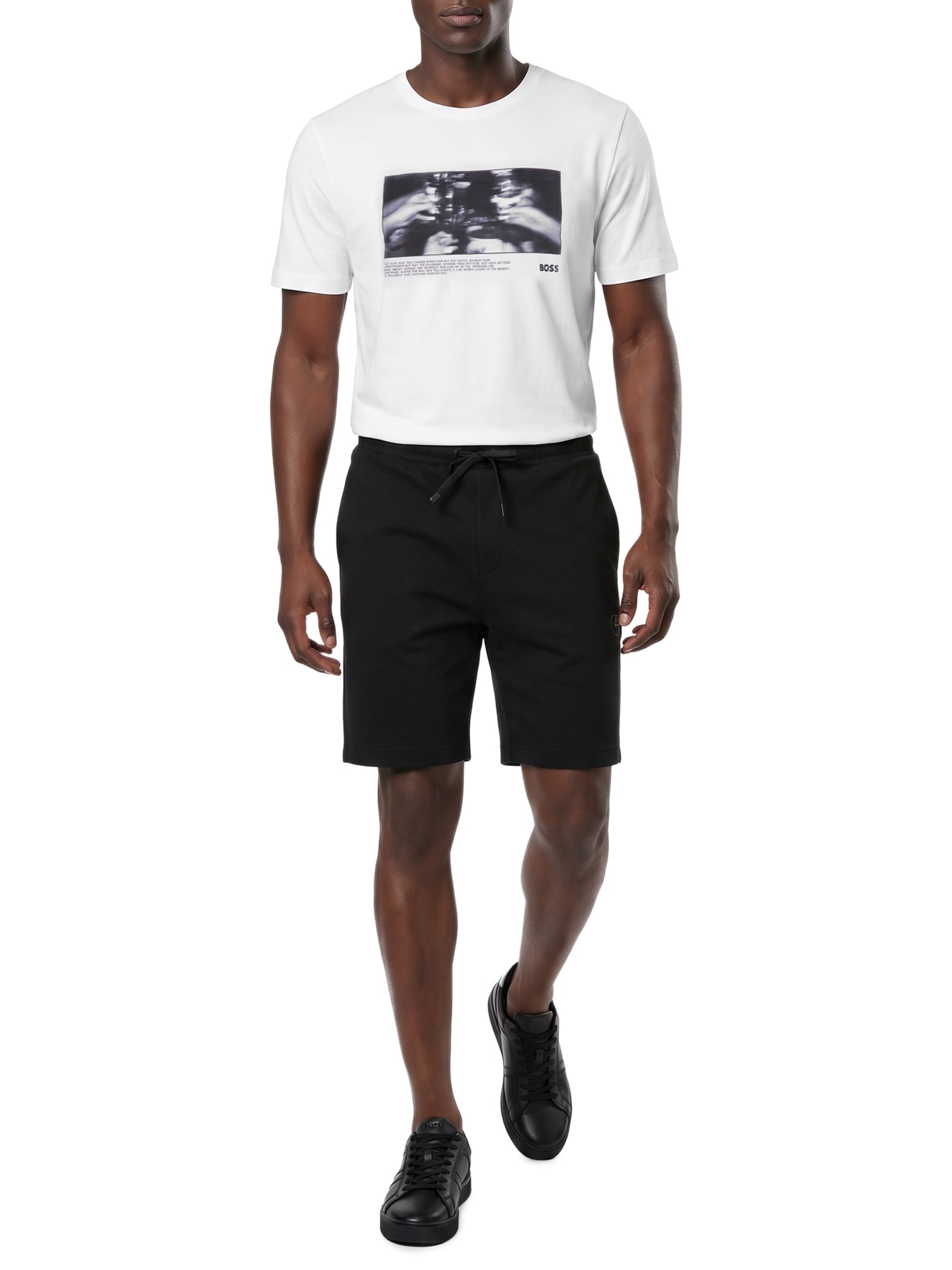 Camiseta Masculina Manga Curta Tiburt 336 – Branco Boss