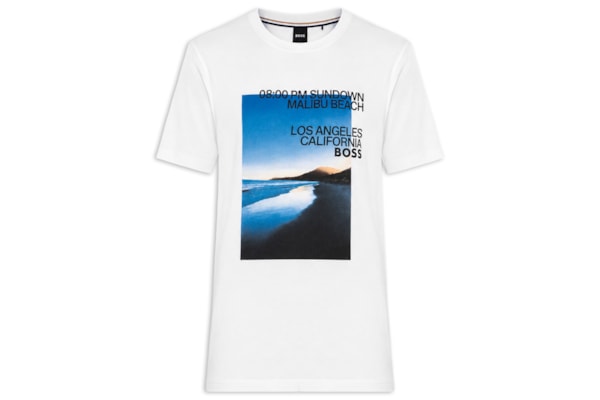 Camiseta Masculina Manga Curta Tiburt 399 - Branco