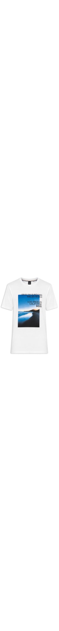 Camiseta Masculina Manga Curta Tiburt 399 - Branco