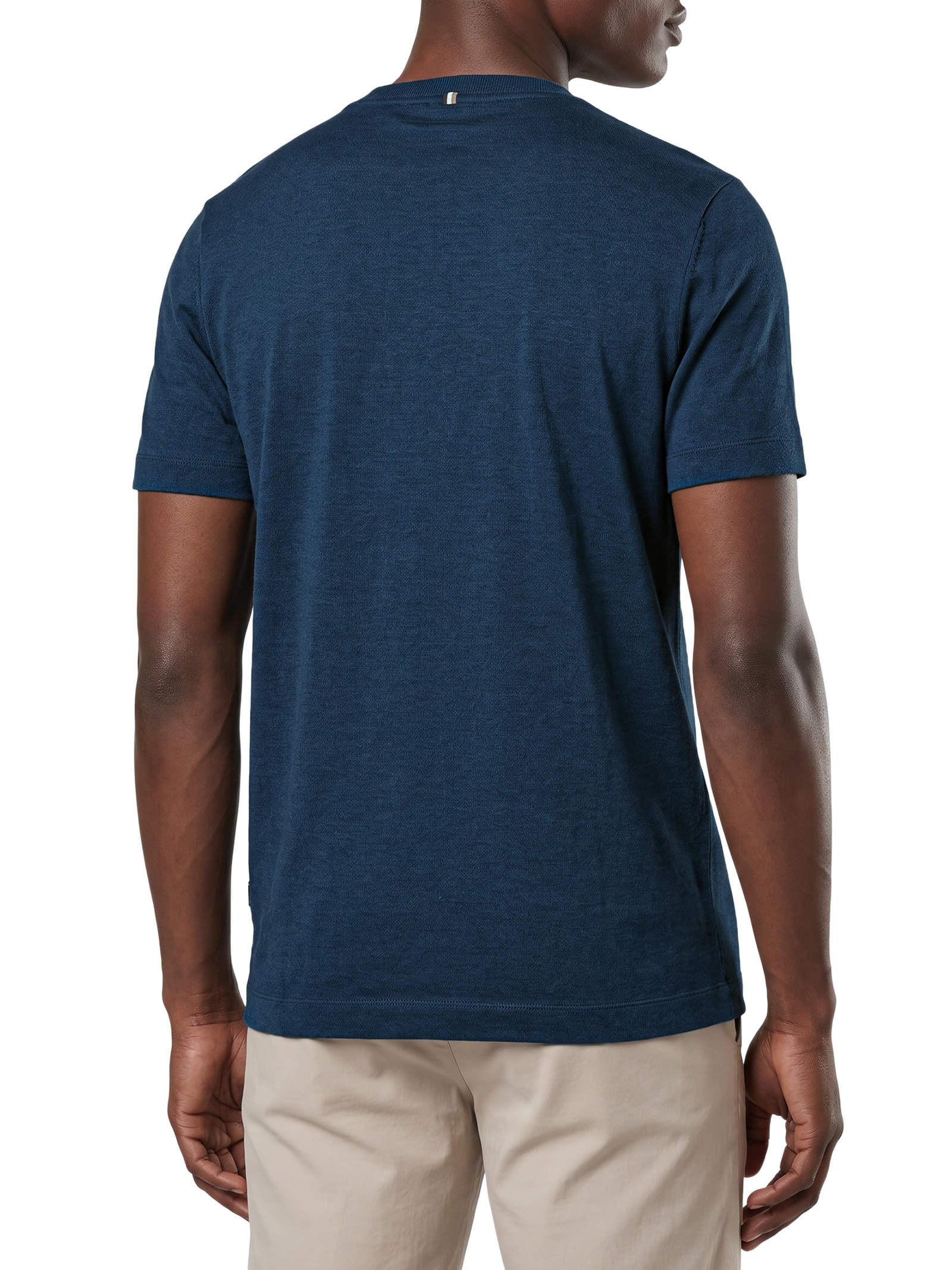 Camiseta Masculina Manga Curta Tiburt 416– Azul Boss