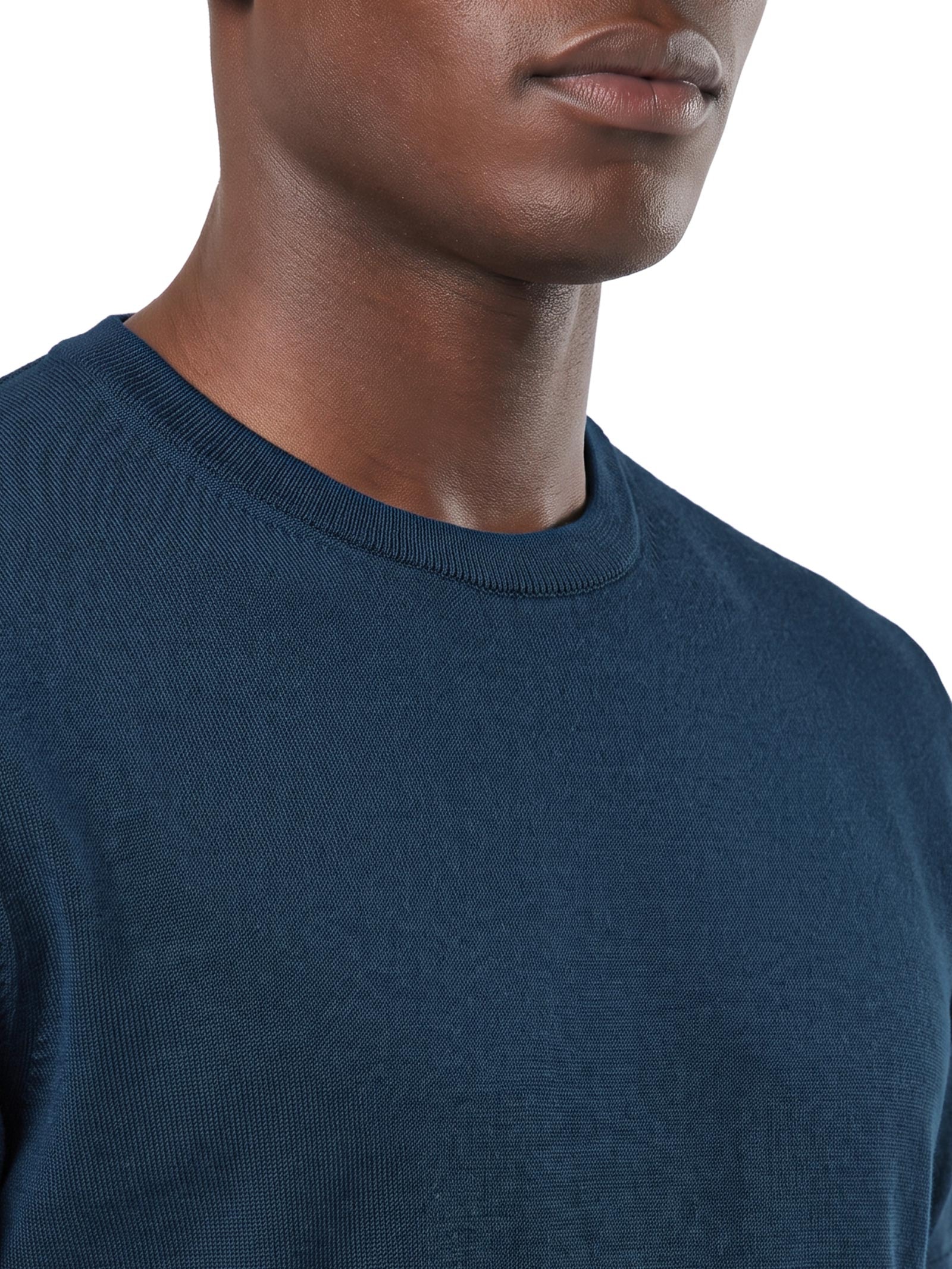 Camiseta Masculina Manga Curta Tiburt 416– Azul Boss