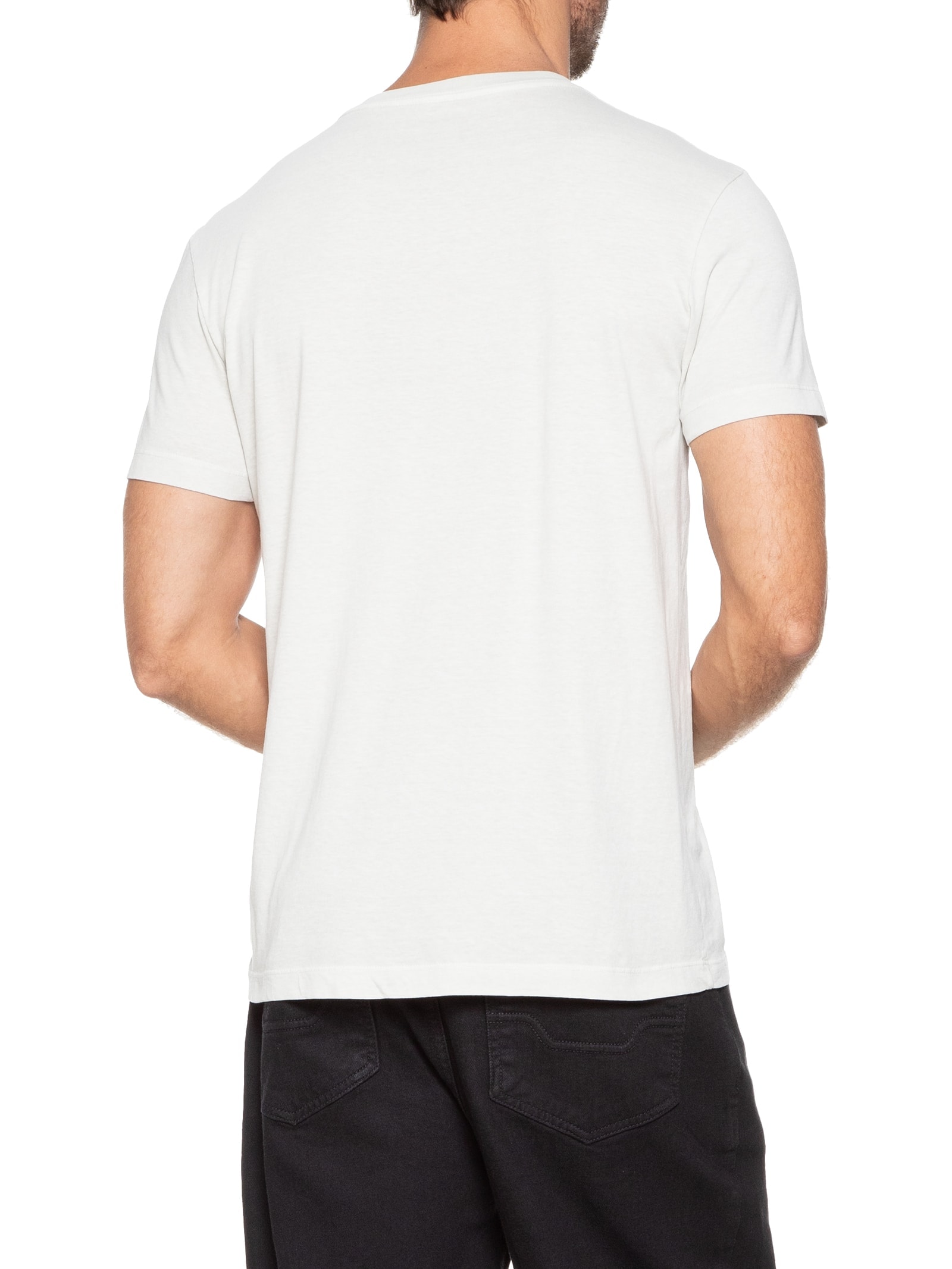 Camiseta Masculina Manga Curta Tone Flex Cinza Osklen