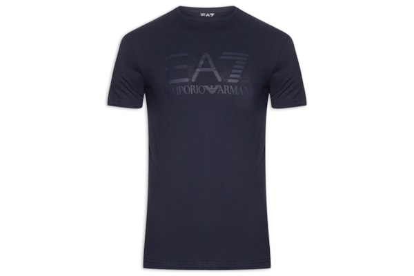 Camiseta Masculina Manga Curta Train Core ID Big Logo - Azul