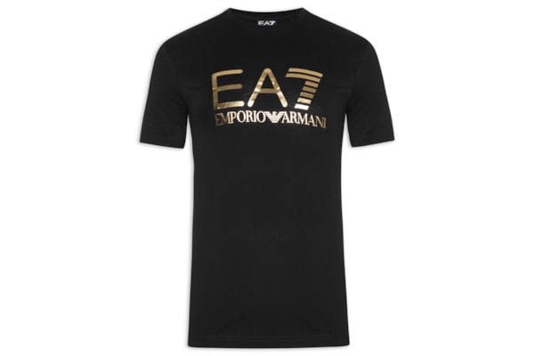 Camiseta Masculina Manga Curta Train Core ID Big Logo - Preto