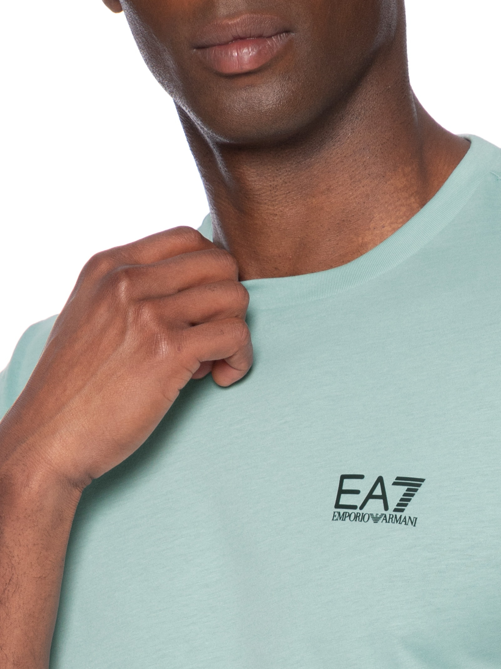 Camiseta Masculina Manga Curta Train Core Verde Ea7 Emporio Armani