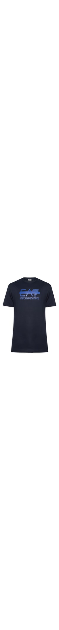Camiseta Masculina Manga Curta Train Logo Barred - Azul