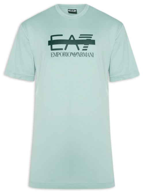 Camiseta Masculina Manga Curta Train Logo Barred – Verde