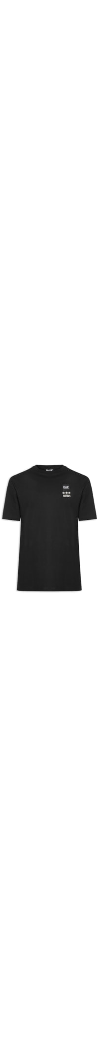 Camiseta Masculina Manga Curta Train Logo Series Writings - Preto