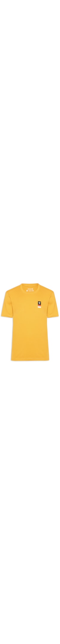 Camiseta Masculina Manga Curta Tridente Degradê - Amarelo