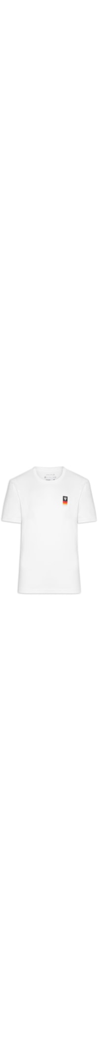 Camiseta Masculina Manga Curta Tridente Degradê - Branco