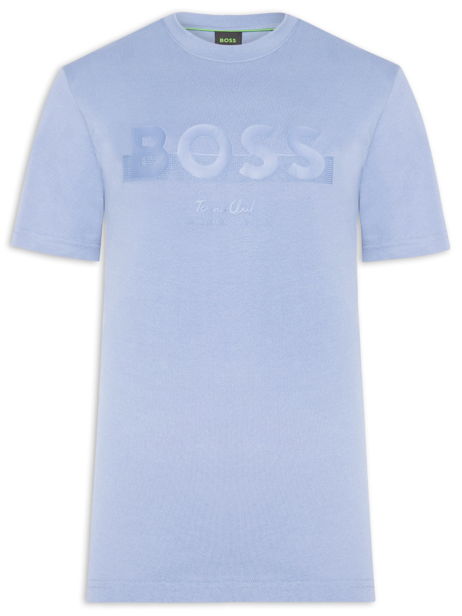 Camiseta Masculina Manga Curta TS Member Logo Azul Boss