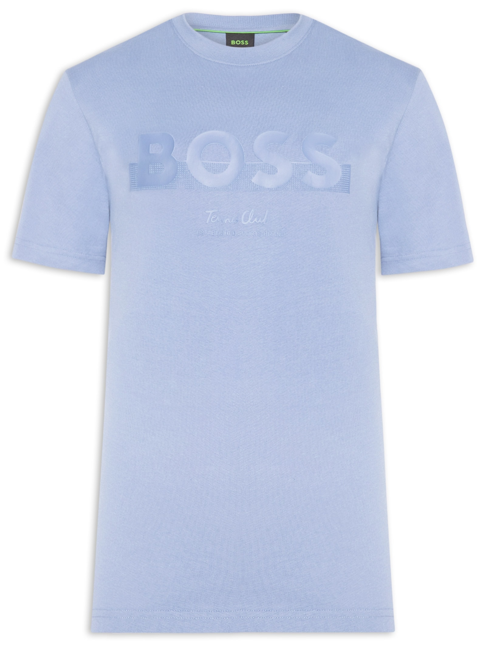 Camiseta Masculina Manga Curta TS Member Logo Azul Boss