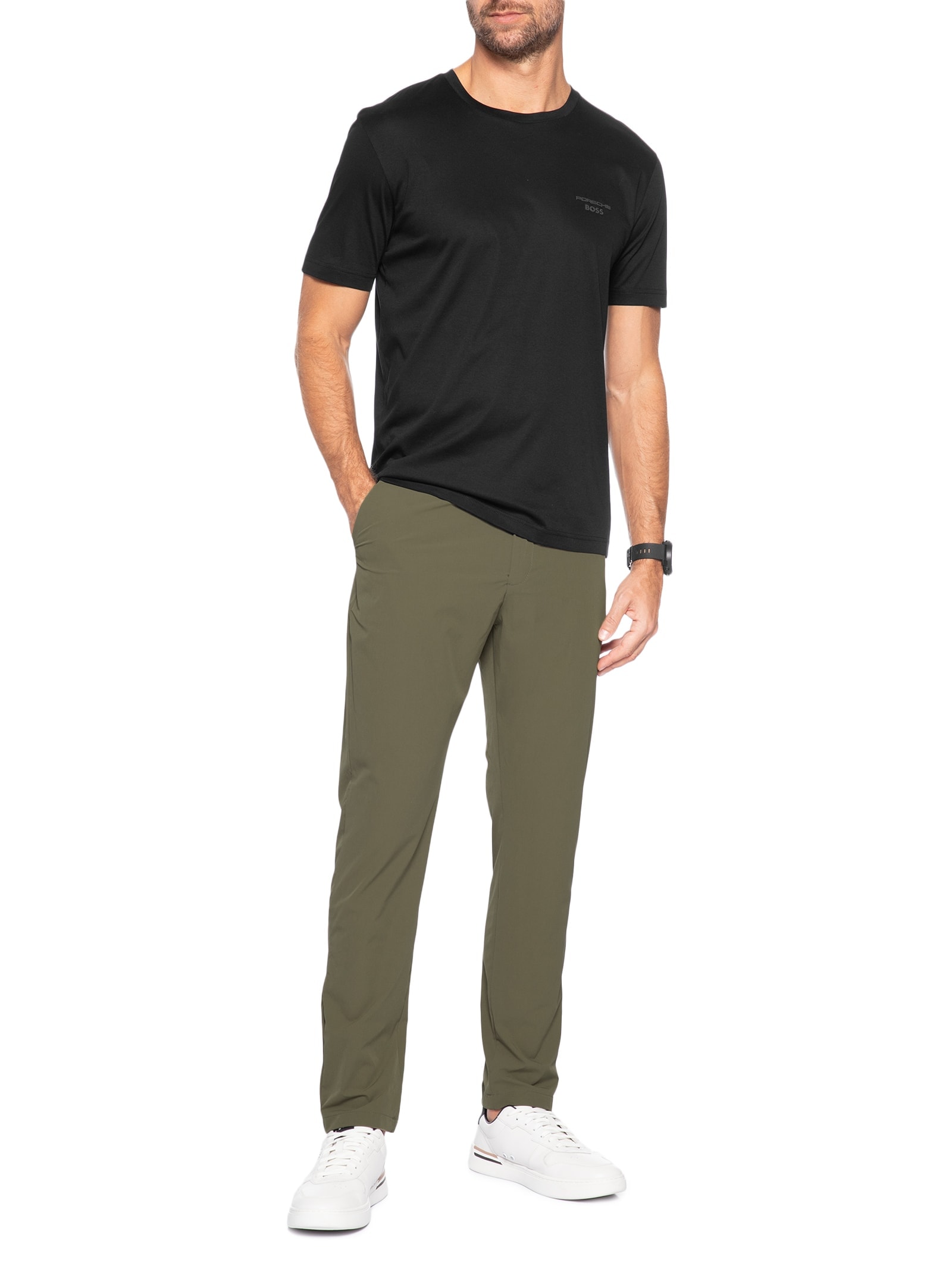 Camiseta Masculina Manga Curta TS PS Spirit 70 Preto Boss