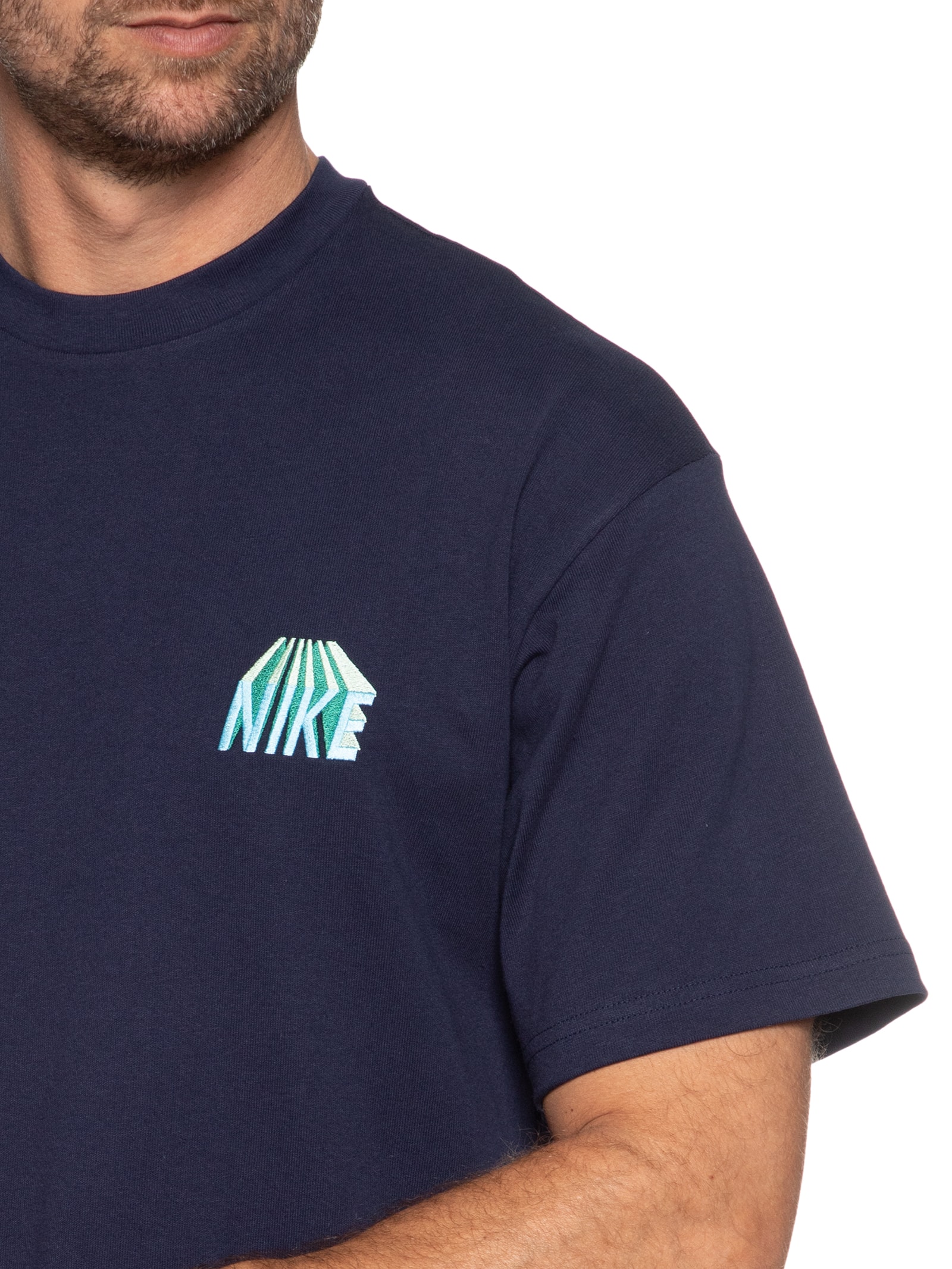 Nike - Camiseta Masculina Manga Curta U Nrg Sunset Ss - Azul