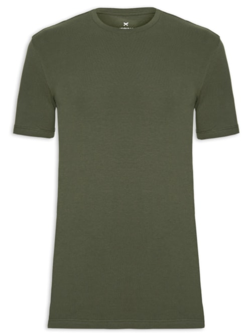 Camiseta Masculina Manga Curta – Verde