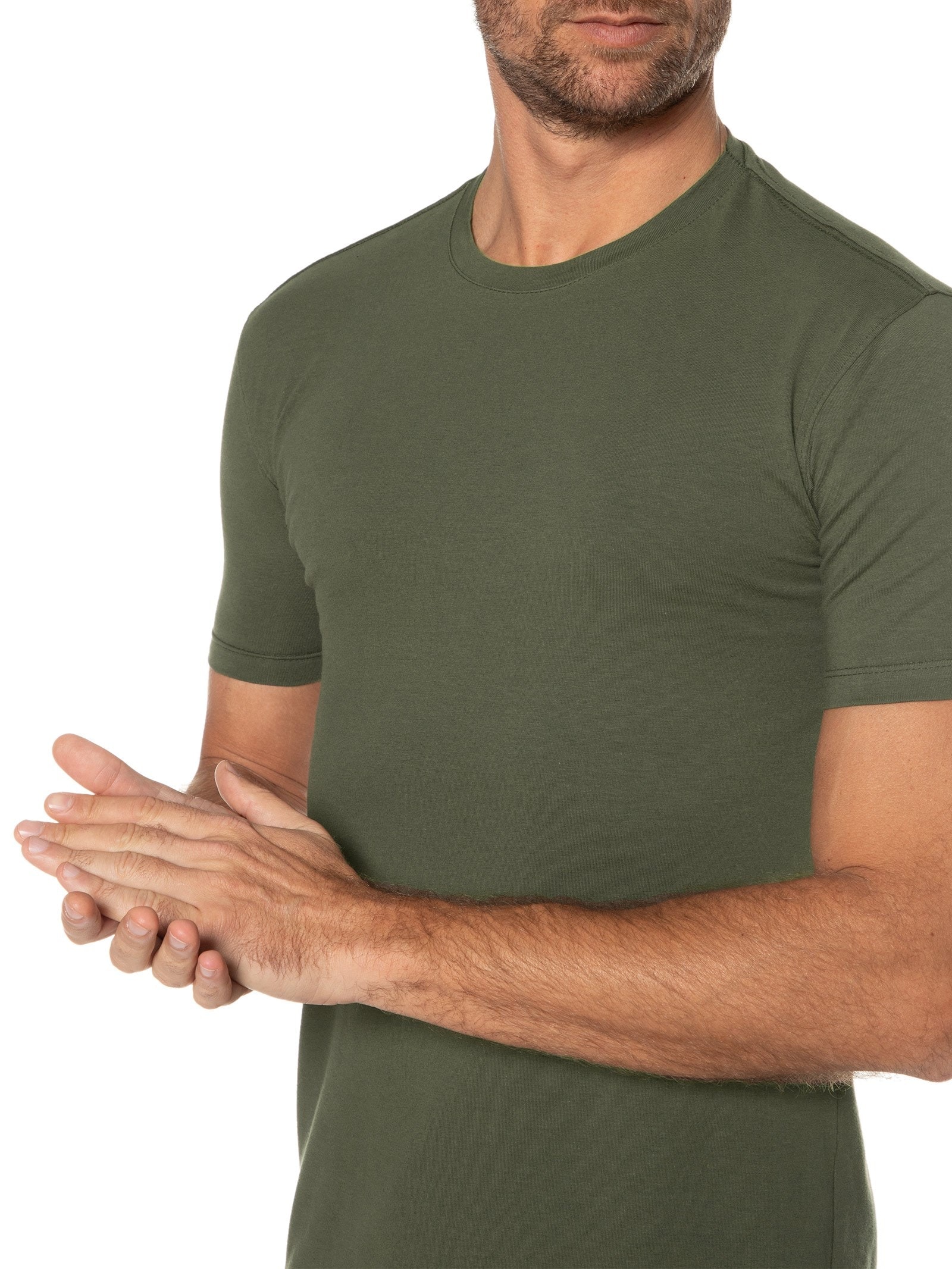 Camiseta Masculina Manga Curta Verde Hering
