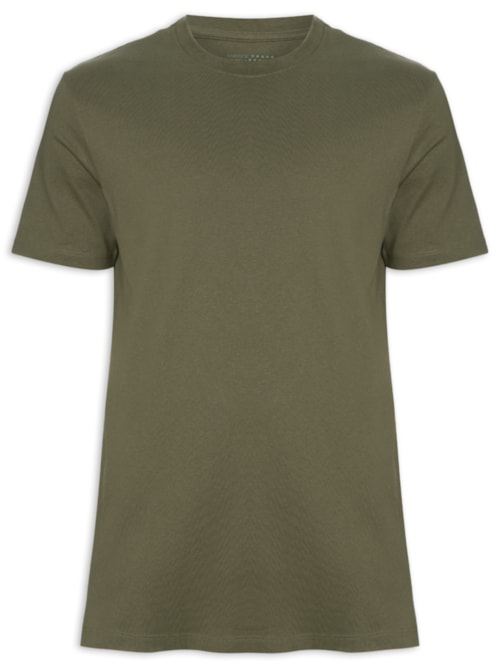 Camiseta Masculina Manga Curta - Verde