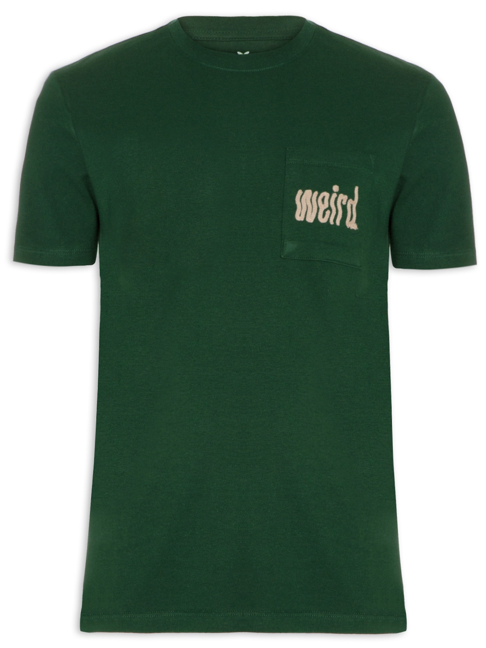 Camiseta Masculina Manga Curta Verde Hering