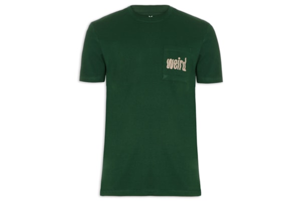 Camiseta Masculina Manga Curta - Verde