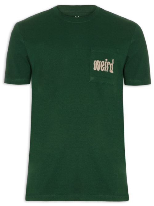 Camiseta Masculina Manga Curta – Verde