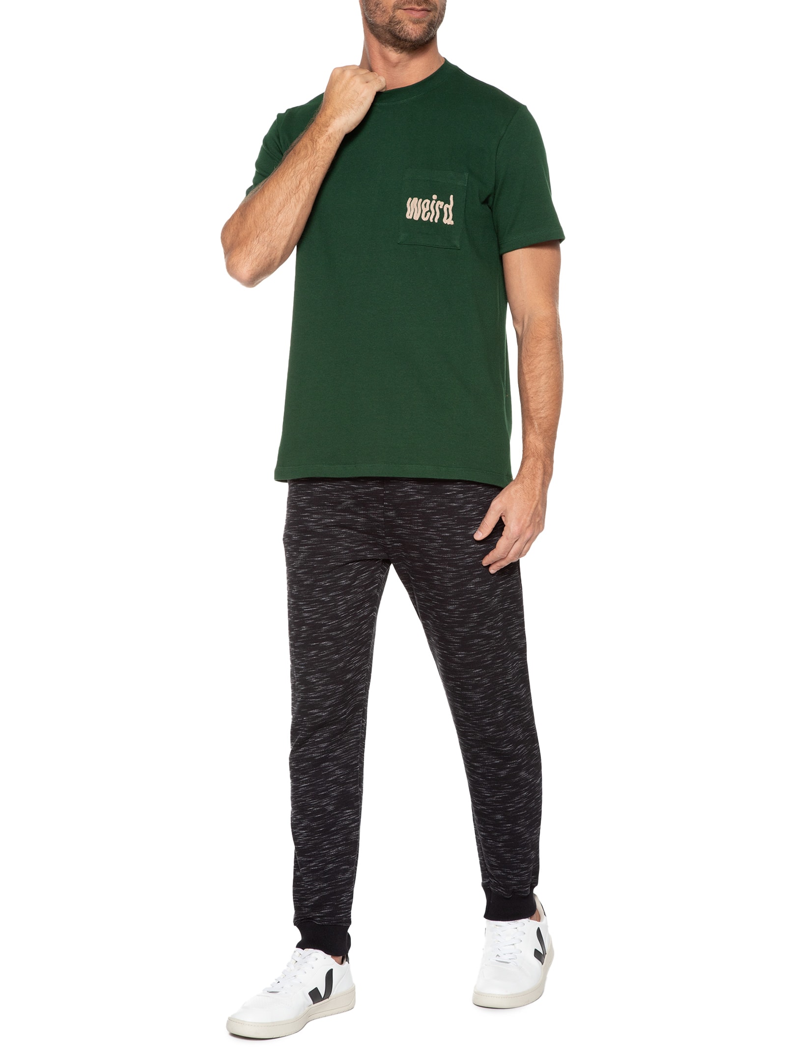 Camiseta Masculina Manga Curta Verde Hering
