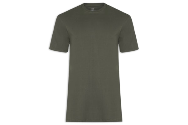 Camiseta Masculina Manga Curta - Verde