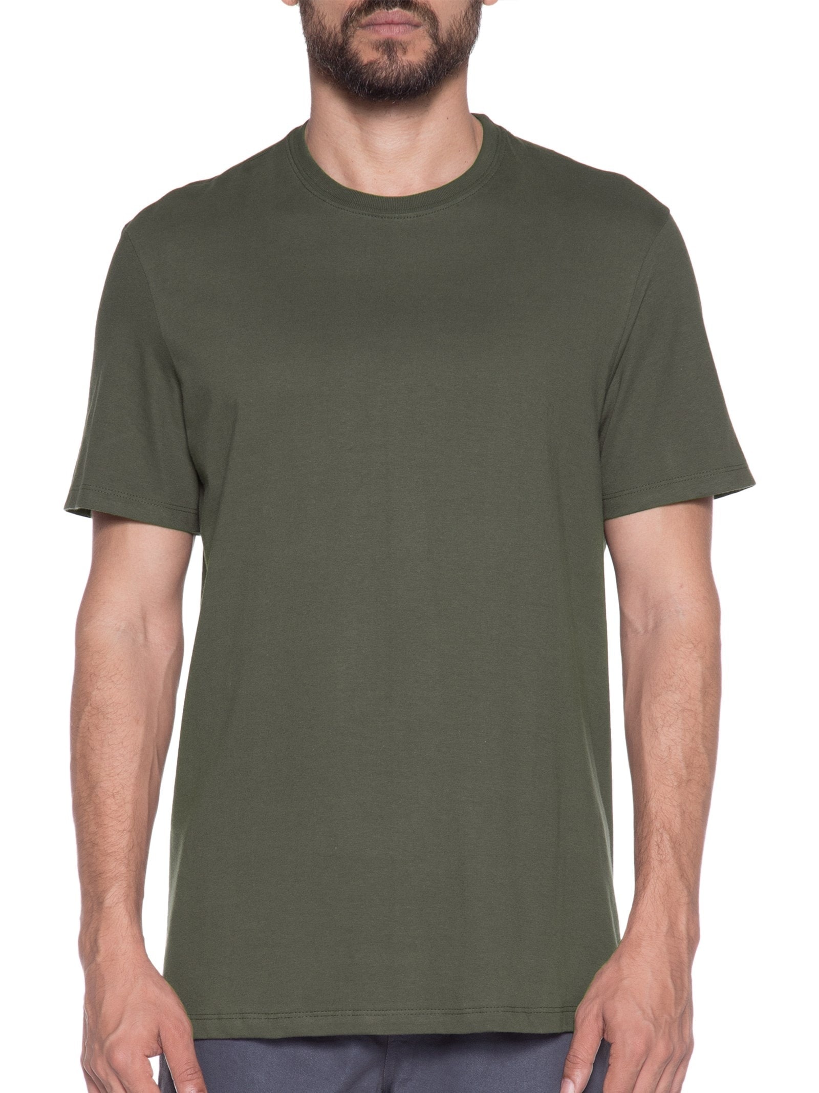 Camiseta Masculina Manga Curta Verde Hering