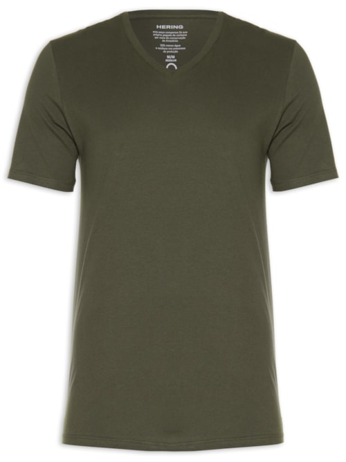 Camiseta Masculina Manga Curta – Verde